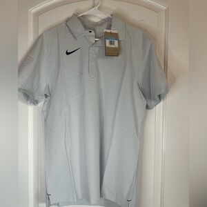 Nike Men's Light Gray Polo Shirt